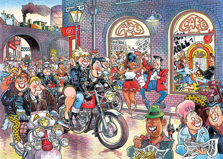 Wasgij Destiny Retro 7 Rock around the Clock! 1000 Teile Puzzle