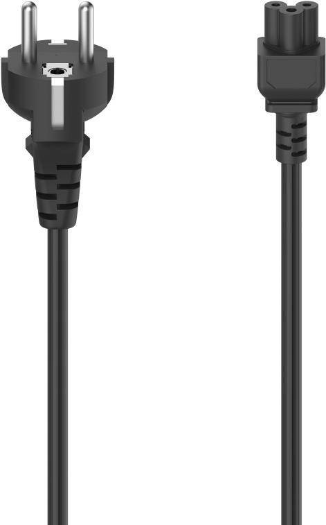 Hama Netzkabel 1,5M 90W Schwarz für Notebook-Netzteile