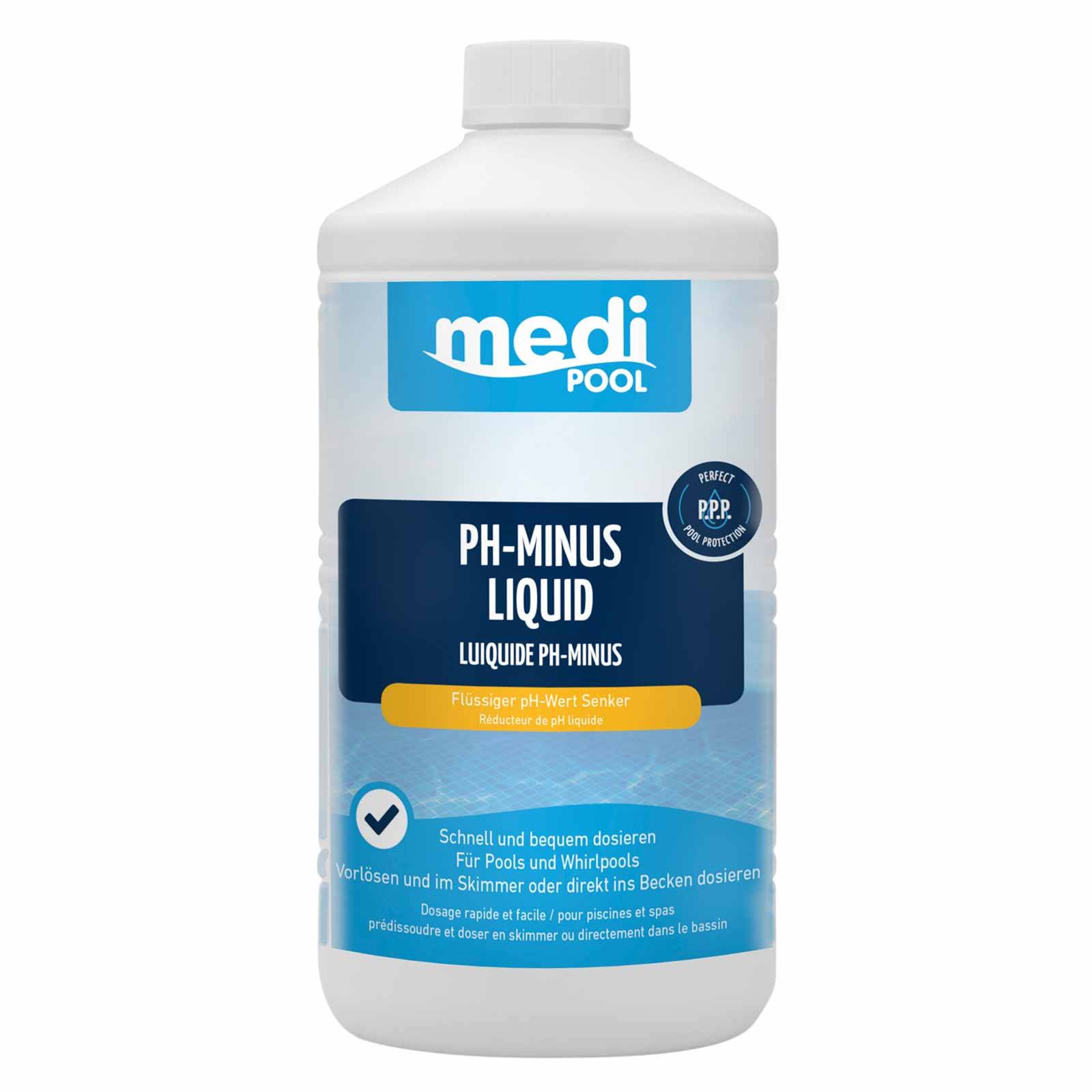 mediPOOL pH-Minus Liquid 1 Liter