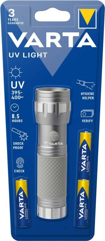 4 Stück Varta Cons.Varta UV-Taschenlampe UV-Light (VE1)