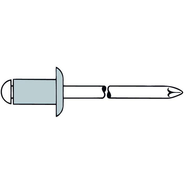 Blindniete GESIPA® - Alu/ Alu - Ø4x7,2 mm - standard - 500 Stück