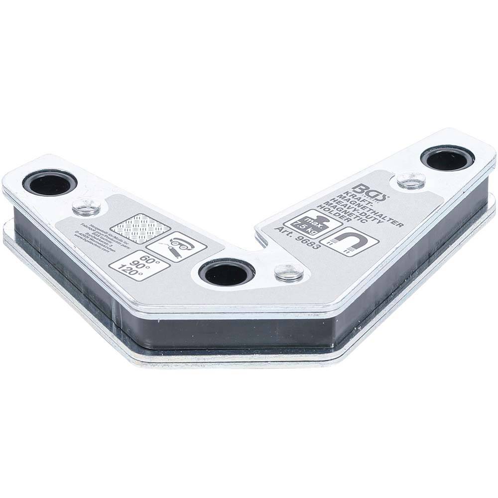 Kraft-Magnethalter - L-Form - Haltekraft 7,5 kg - Einzeln