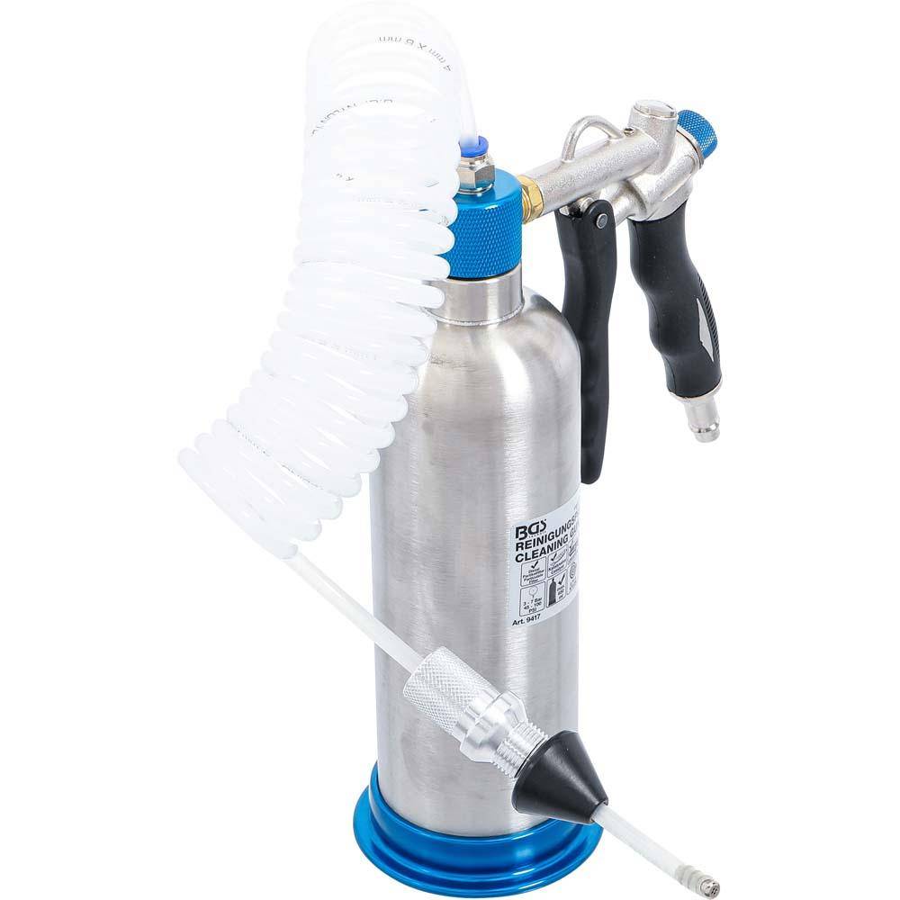 Katalysator-Druckreiniger - Edelstahlbehälter - Nylonschlauch - 3 bis 7 bar - 650 ml