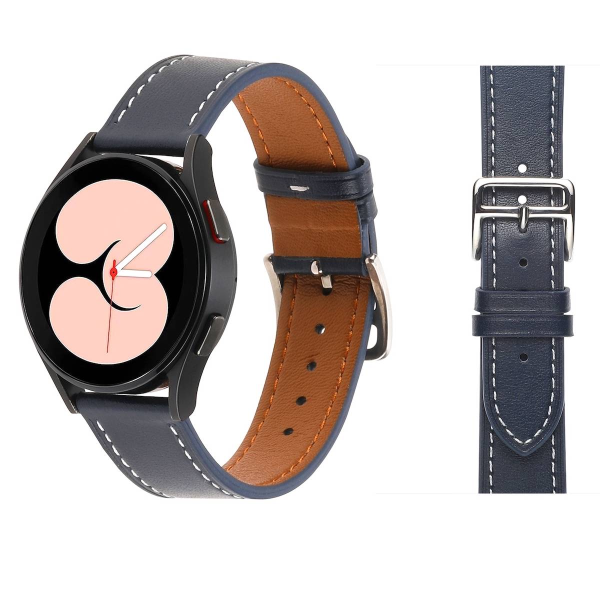 Für Samsung Galaxy Watch FE 6 5 4 Normal Pro Classic Kunstleder Band