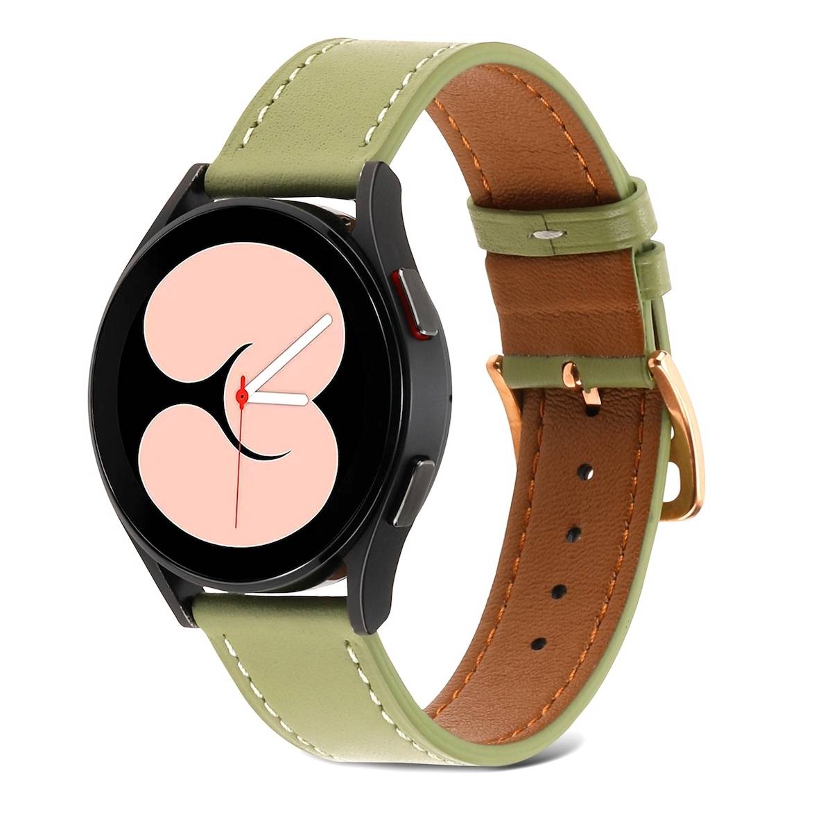 Für Samsung Galaxy Watch FE 6 5 4 Normal Pro Classic Kunstleder Band