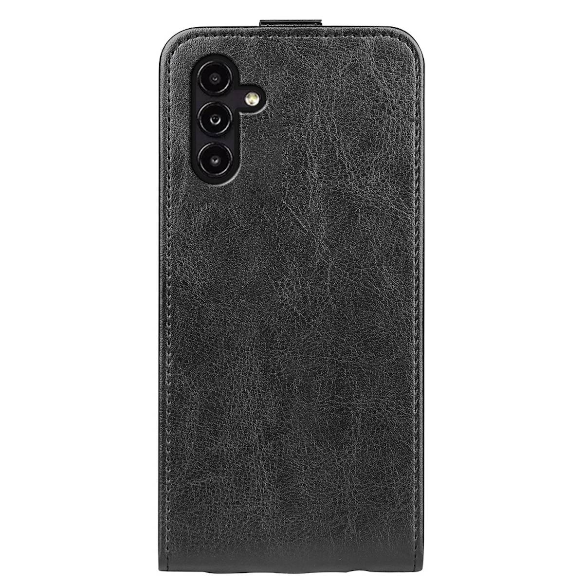 Für Samsung Galaxy A14 5G / 4G Flip Schwarz Hülle Case Cover Schutz