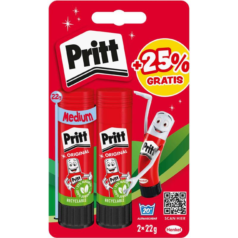 Pritt Klebestift BTS 2025, 2 x 22 g, Blister