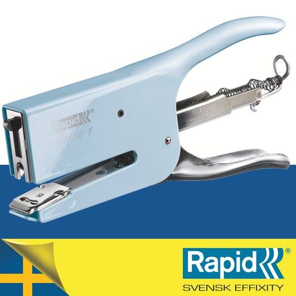 Heftzange K1 26/6-8 bis 50 Blatt hellblau