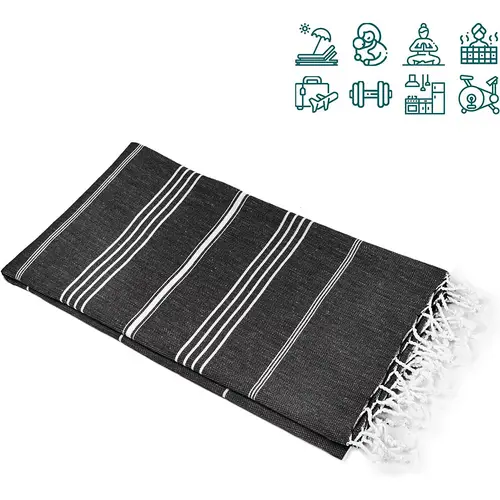 Turquoise Home 2er Pack Pestemal Küchetuch Handtuch 50x90cm Putztuch Schwarz Turquoise Home 2er Pack Pestemal Küchetuch Handtuch 50x90cm Putztuch Schwarz