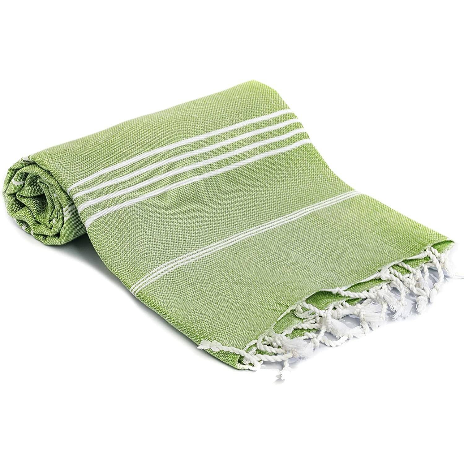 Turquoise Home 2er Pack Pestemal Küchetuch Handtuch 50x90cm Putztuch Grün