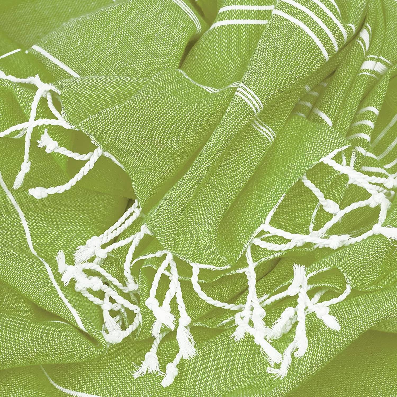 Turquoise Home 2er Pack Pestemal Küchetuch Handtuch 50x90cm Putztuch Grün