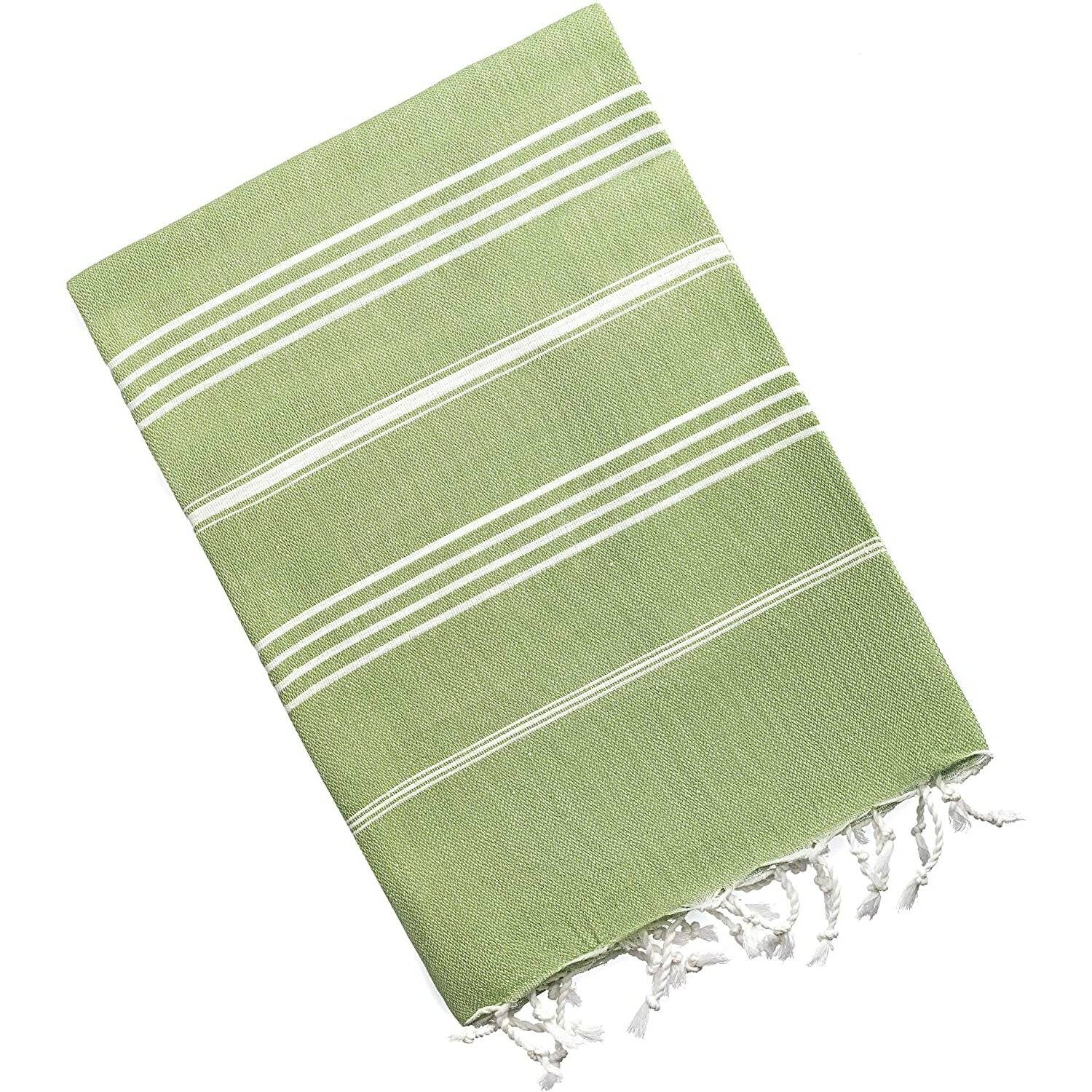 Turquoise Home 2er Pack Pestemal Küchetuch Handtuch 50x90cm Putztuch Grün