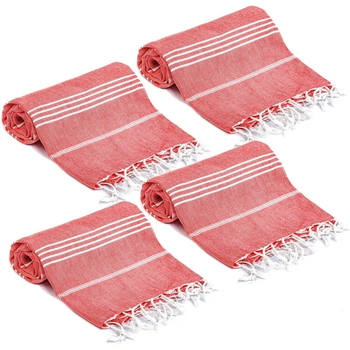 Turquoise Home 4er Pack Pestemal Küchetuch Handtuch 50x90cm Putztuch Badetuch Rot Turquoise Home 4er Pack Pestemal Küchetuch Handtuch 50x90cm Putztuch Badetuch Rot