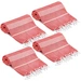 Turquoise Home 4er Pack Pestemal Küchetuch Handtuch 50x90cm Putztuch Badetuch Rot Turquoise Home 4er Pack Pestemal Küchetuch Handtuch 50x90cm Putztuch Badetuch Rot