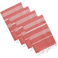 Turquoise Home 4er Pack Pestemal Küchetuch Handtuch 50x90cm Putztuch Badetuch Rot Turquoise Home 4er Pack Pestemal Küchetuch Handtuch 50x90cm Putztuch Badetuch Rot