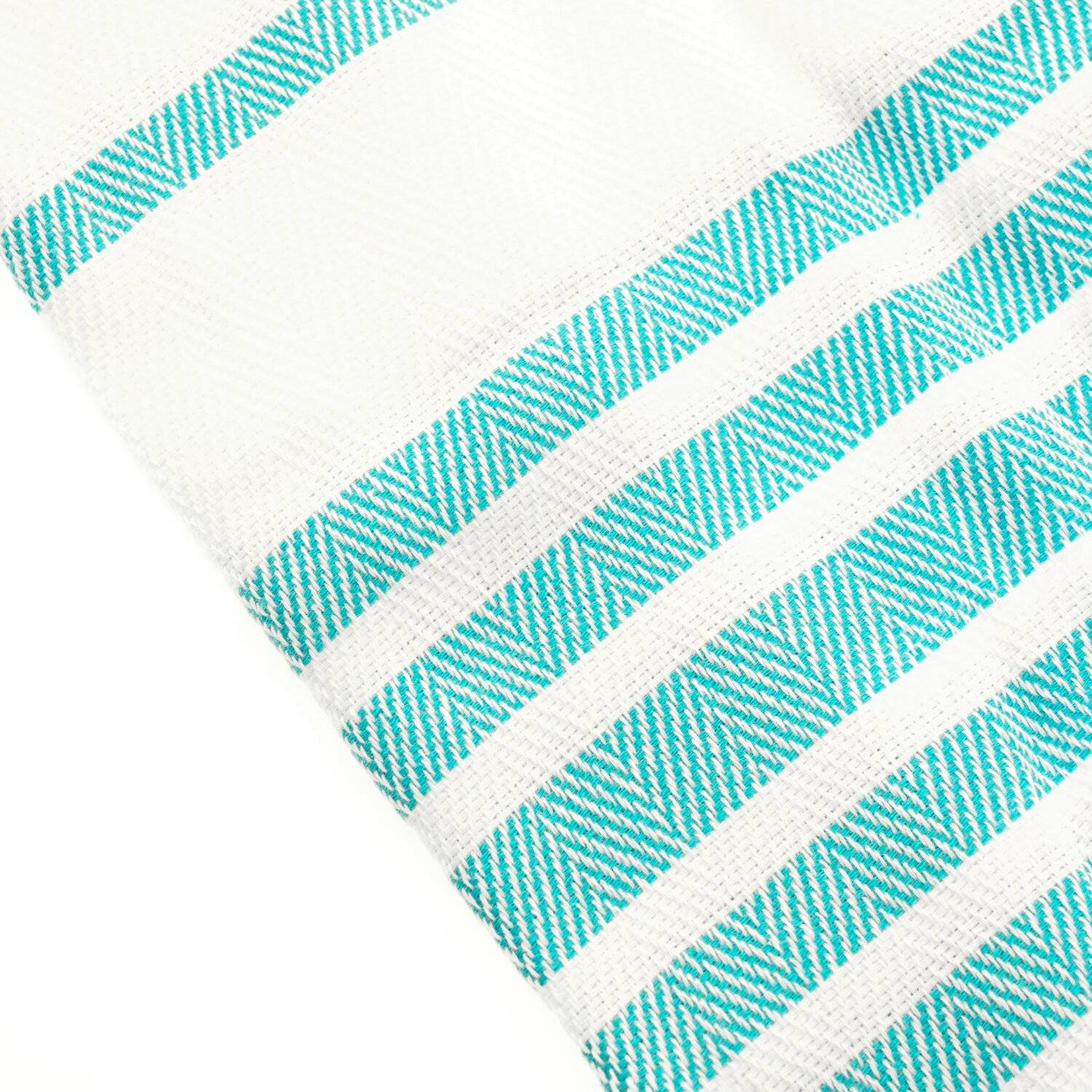 Turquoise Home 4er Pack Pestemal Küchetuch Handtuch 50x90cm Putztuch Badetuch Weiß-Blau