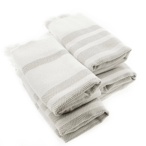 Turquoise Home 4er Pack Pestemal Küchetuch Handtuch 50x90cm Putztuch Badetuch Weiß-Grau Turquoise Home 4er Pack Pestemal Küchetuch Handtuch 50x90cm Putztuch Badetuch Weiß-Grau