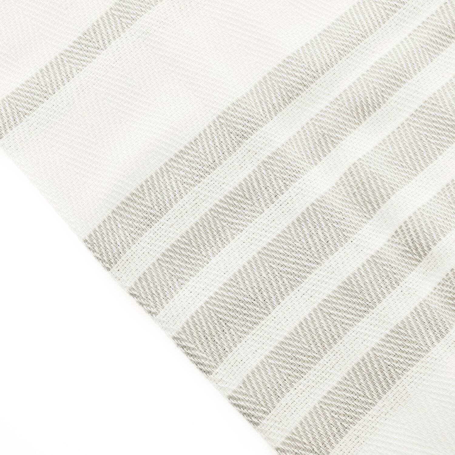 Turquoise Home 4er Pack Pestemal Küchetuch Handtuch 50x90cm Putztuch Badetuch Weiß-Grau