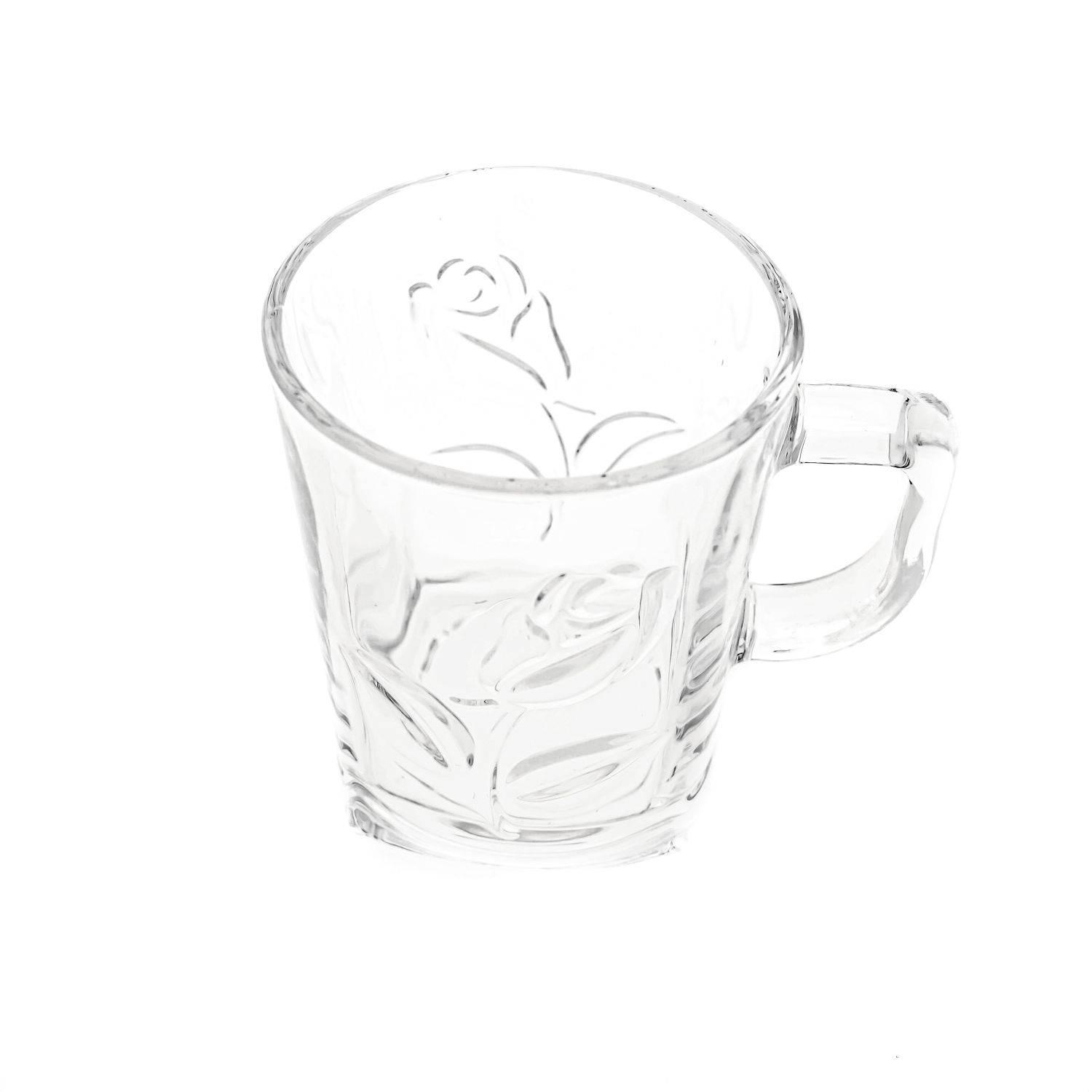 Almina 6er Set Teegläser Wassergläser-Set aus Glas transparent