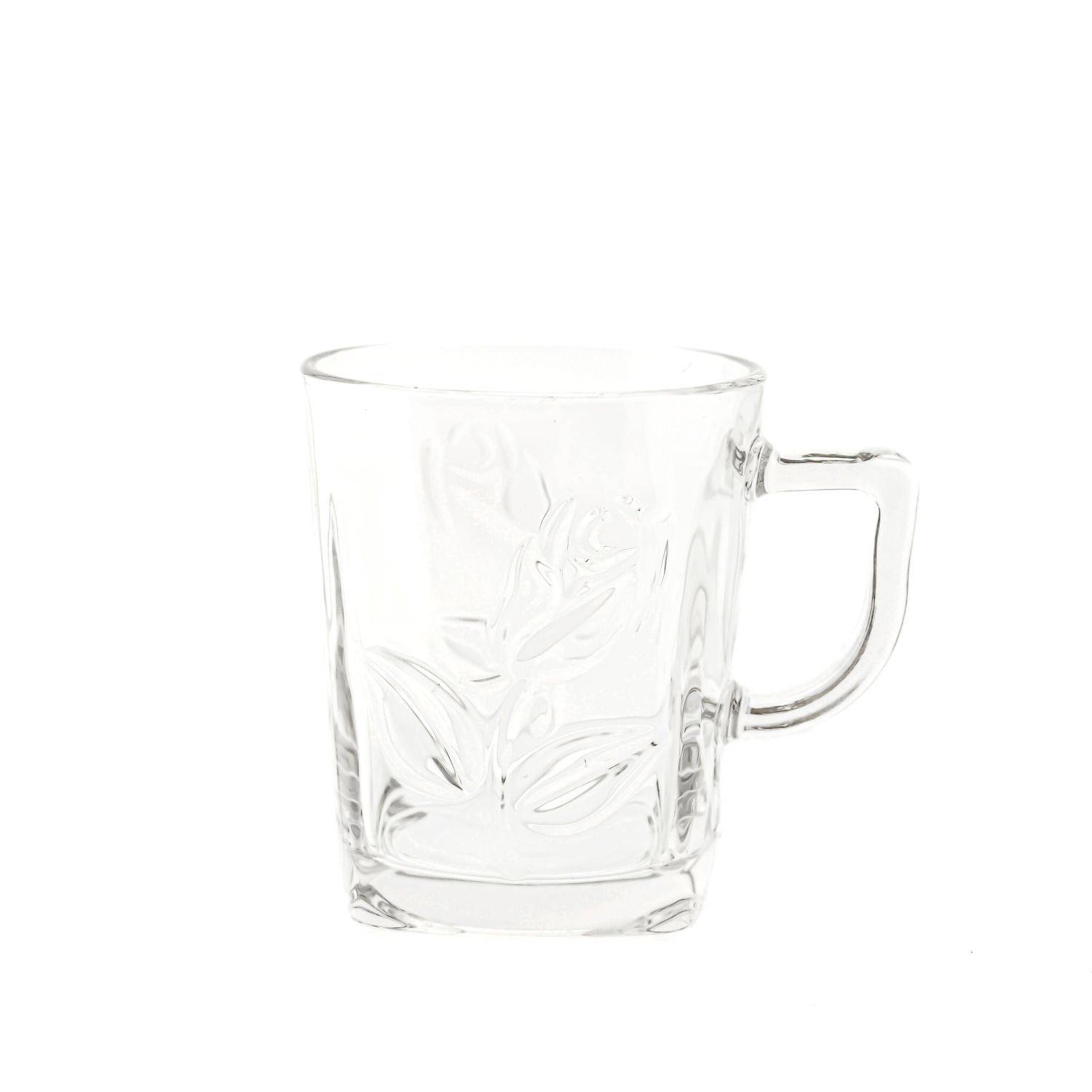 Almina 6er Set Teegläser Wassergläser-Set aus Glas transparent