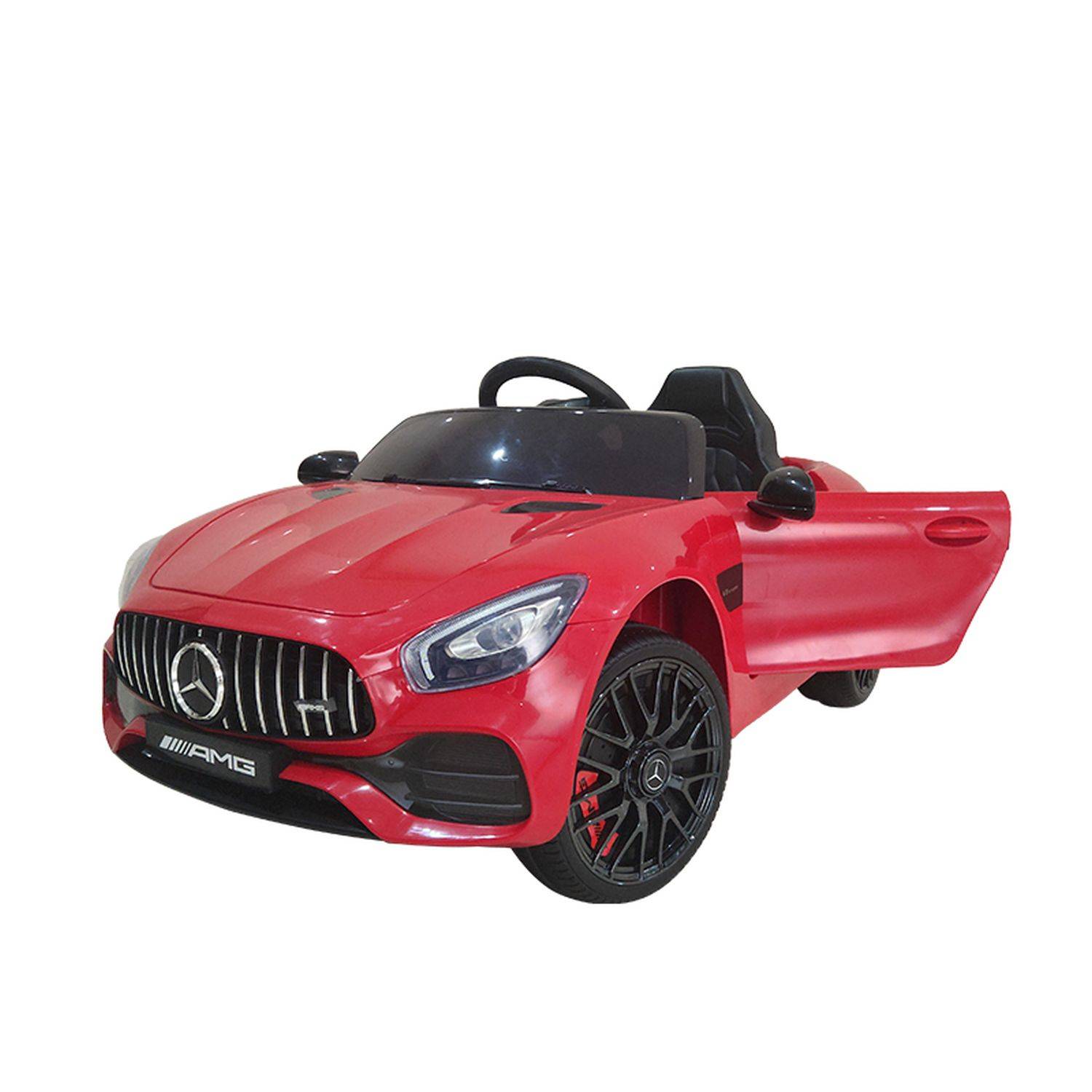 Kinderfahrzeug - Elektro Auto "Mercedes AMG GT - Lizenziert Kinderauto Rot