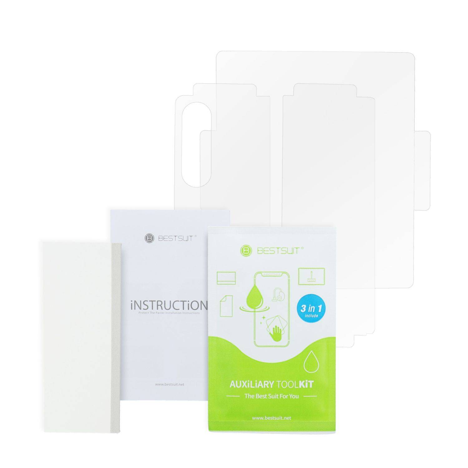 Full Body 360 Grad-LCD-Schutz Folie kompatibel mit Samsung Galaxy Z Fold 4
