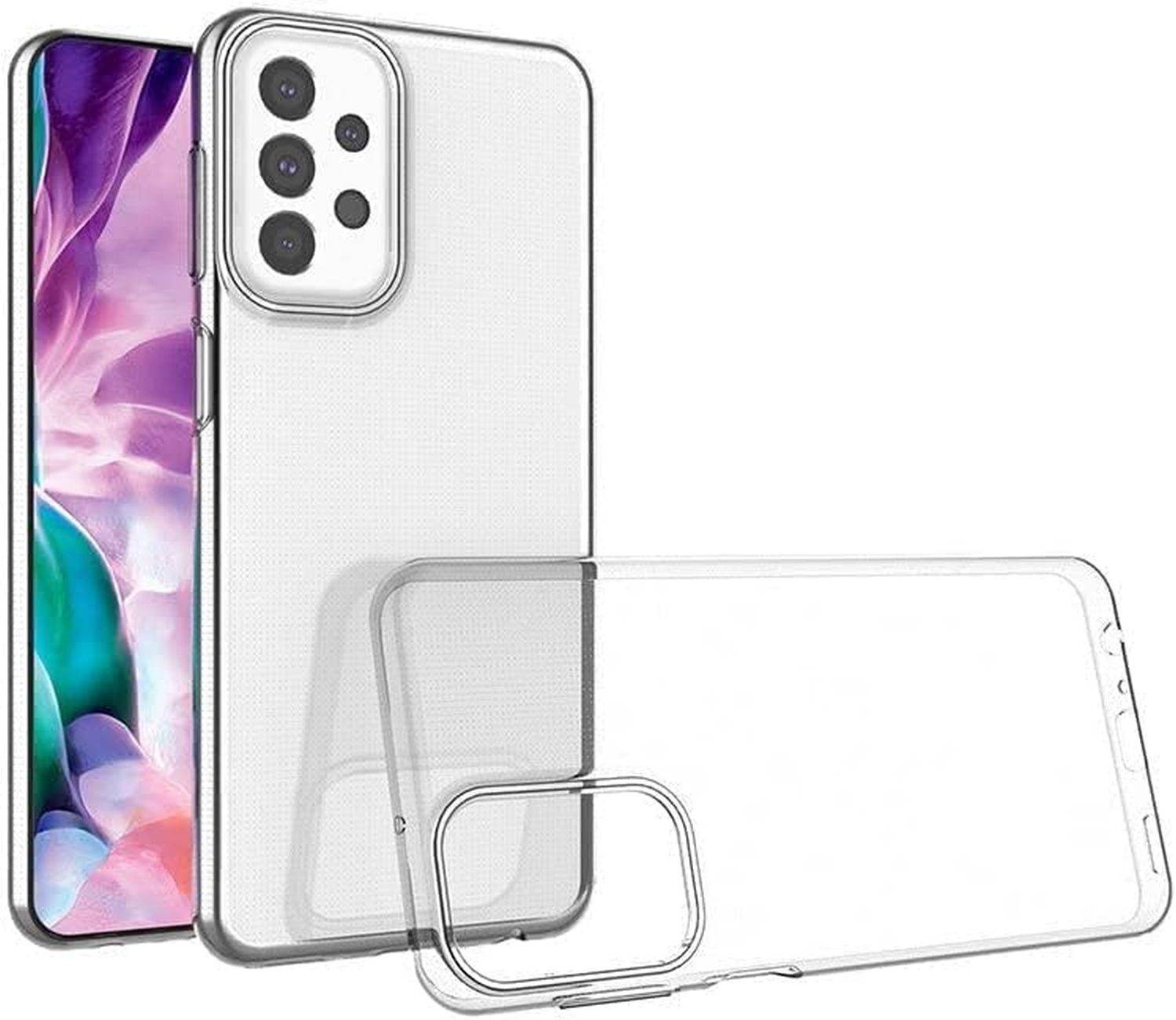 Silikon Hülle Basic kompatibel mit Vivo Y16 Case TPU Soft Handy Cover Schutz Transparent