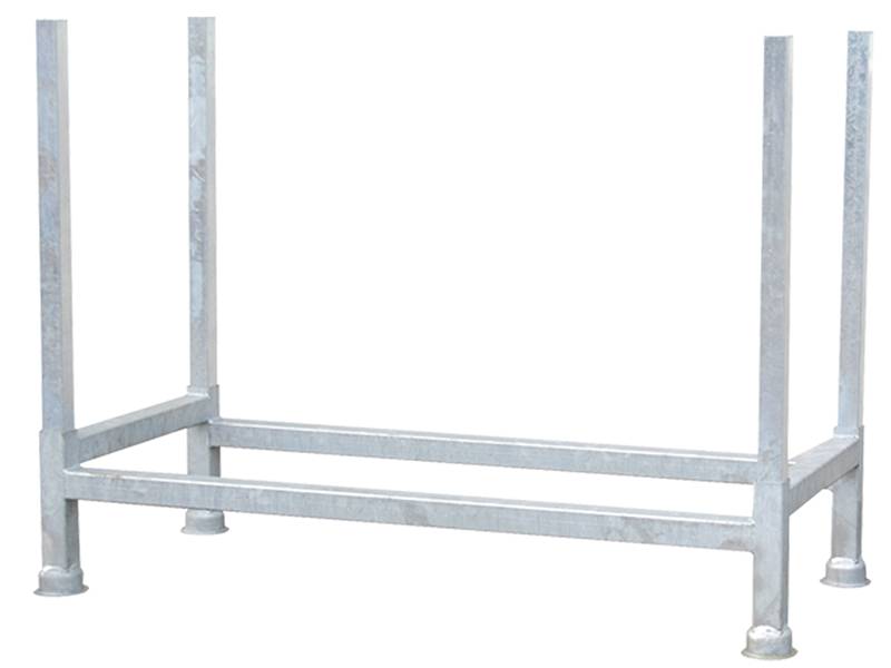 Schake Palette für Absperrgitter, verschiedene Ausführungen, verzinkt | Größe: 900 mm x 825 mm x 775