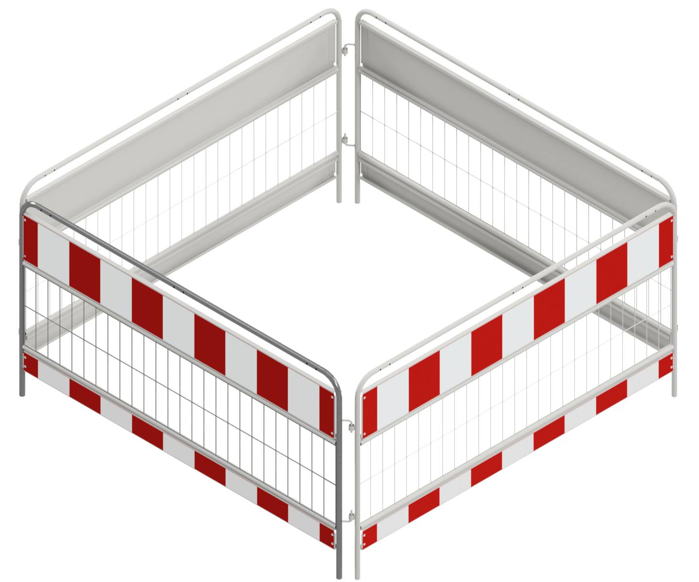 Schake Schachtschutzgitter nach TL, 3 Größen verfügbar | Größe: 2,00 m x 2,00 m, 2-teilig