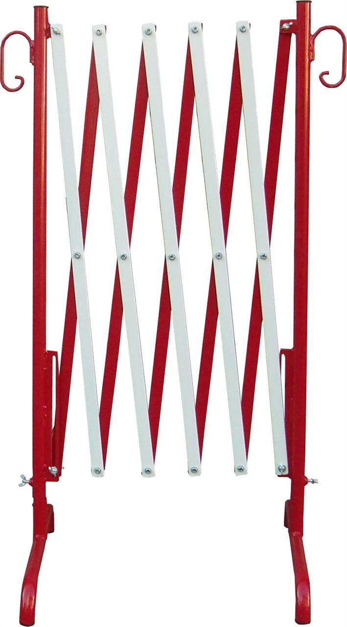 Schake Absperrschere, ausziehbar, 4 Varianten verfügbar | Farbe: rot / weiß | Größe: ausziehbar bis