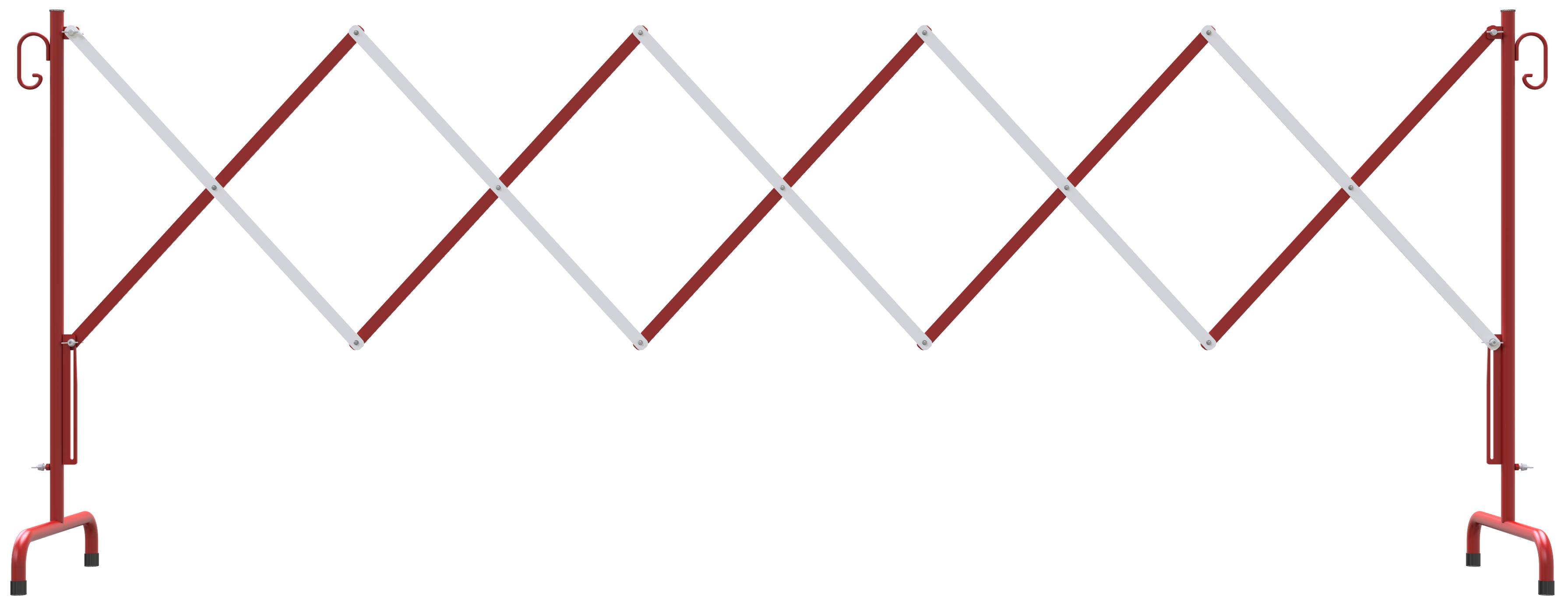 Schake Absperrschere, ausziehbar, 4 Varianten verfügbar | Farbe: rot / weiß | Größe: ausziehbar bis