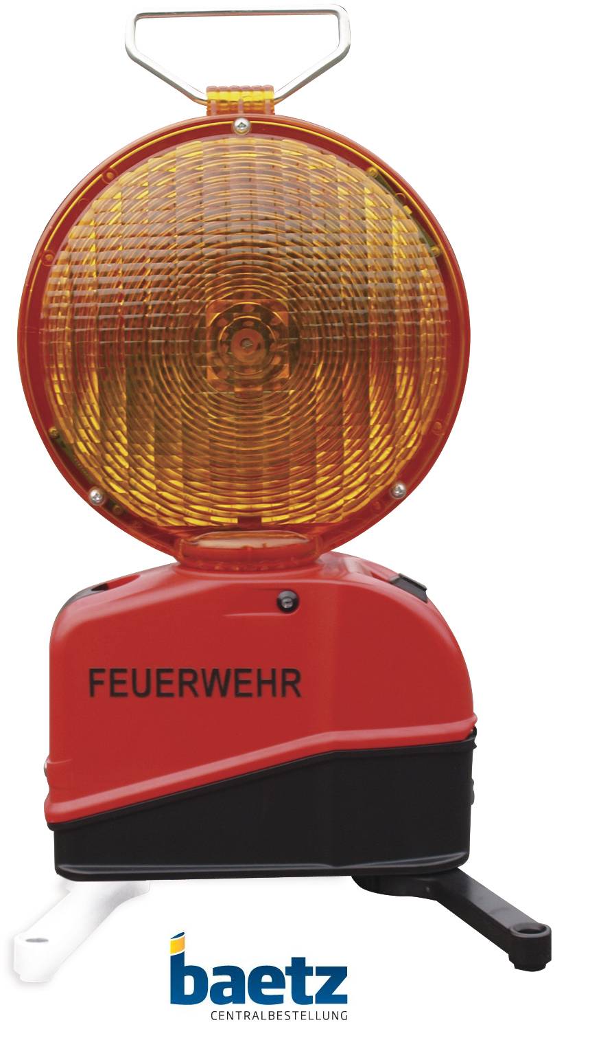 Star-Flash LED 620, Blitzleuchte zur Schnellabsicherung Ausführung: zweiseitig, gelb, Betrieb: Lithium-Ferro Akkupack, Variante: Feuerwehr