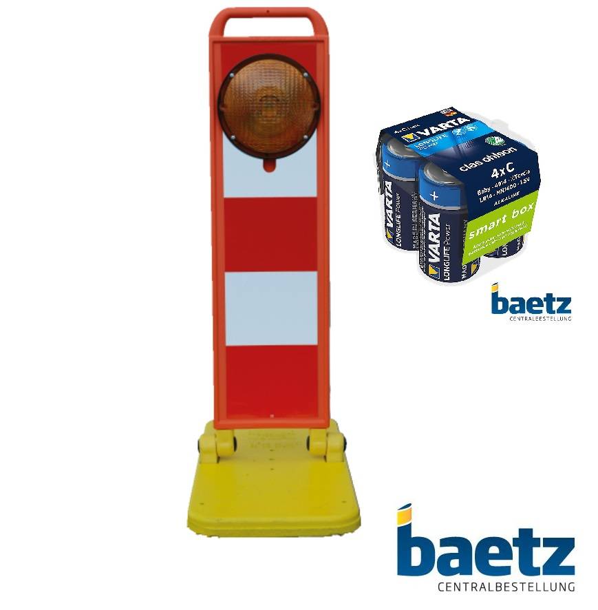 Klapp-Bake, LED Flash, mit LED-Blitz