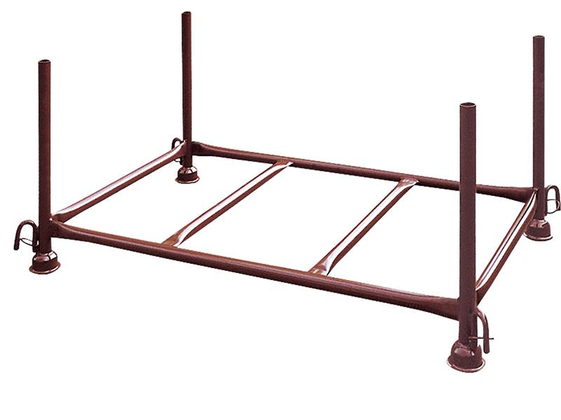 Schake Stapelpalette "Universal", Größe 4, lackiert oder verzinkt | Ausführung: braun lackiert