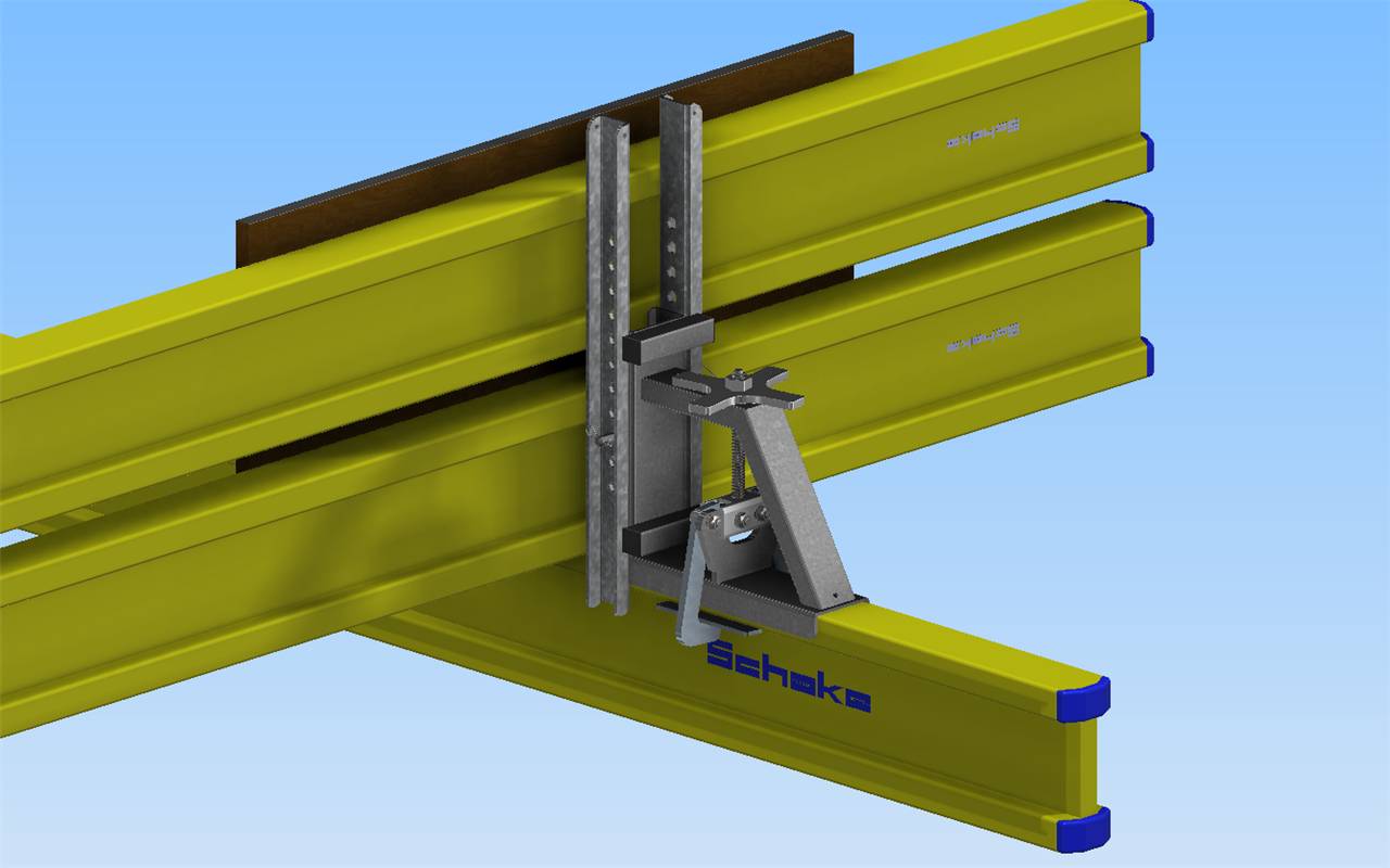 Schake Holzschalungsträger, H20, Höhe 200 mm, 2100 mm - 5900 mm | Länge : 3900 mm