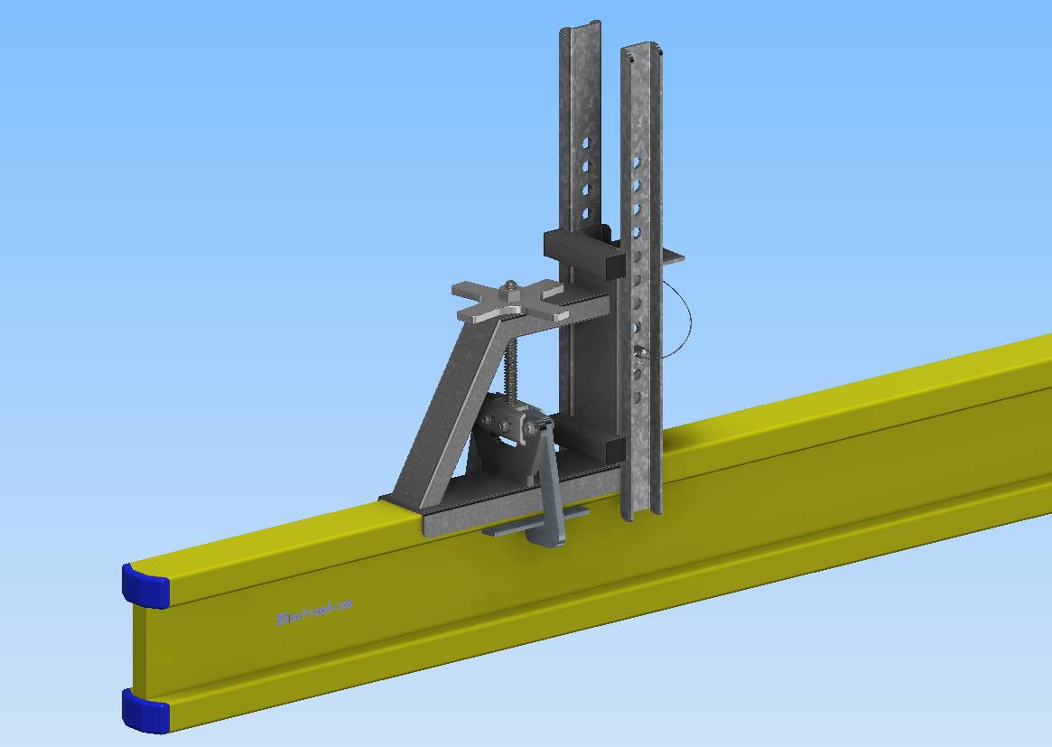 Schake Holzschalungsträger, H20, Höhe 200 mm, 2100 mm - 5900 mm | Länge : 2600 mm