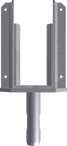 Schake Kopf für Schalungsstützen, Typ Schwer, verzinkt, für Rohr Ø 38 mm