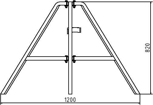 Schake Dreifußständer, verzinkt, 2 Ausführungen | Ausführung: verzinkt, schwere Ausführung