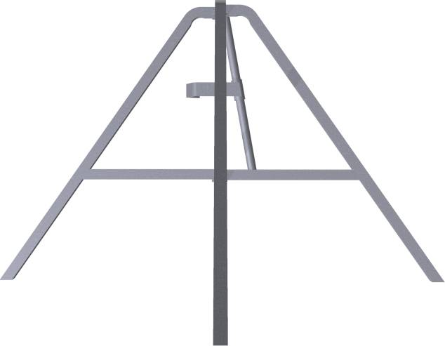 Schake Dreifußständer, verzinkt, 2 Ausführungen | Ausführung: verzinkt, schwere Ausführung