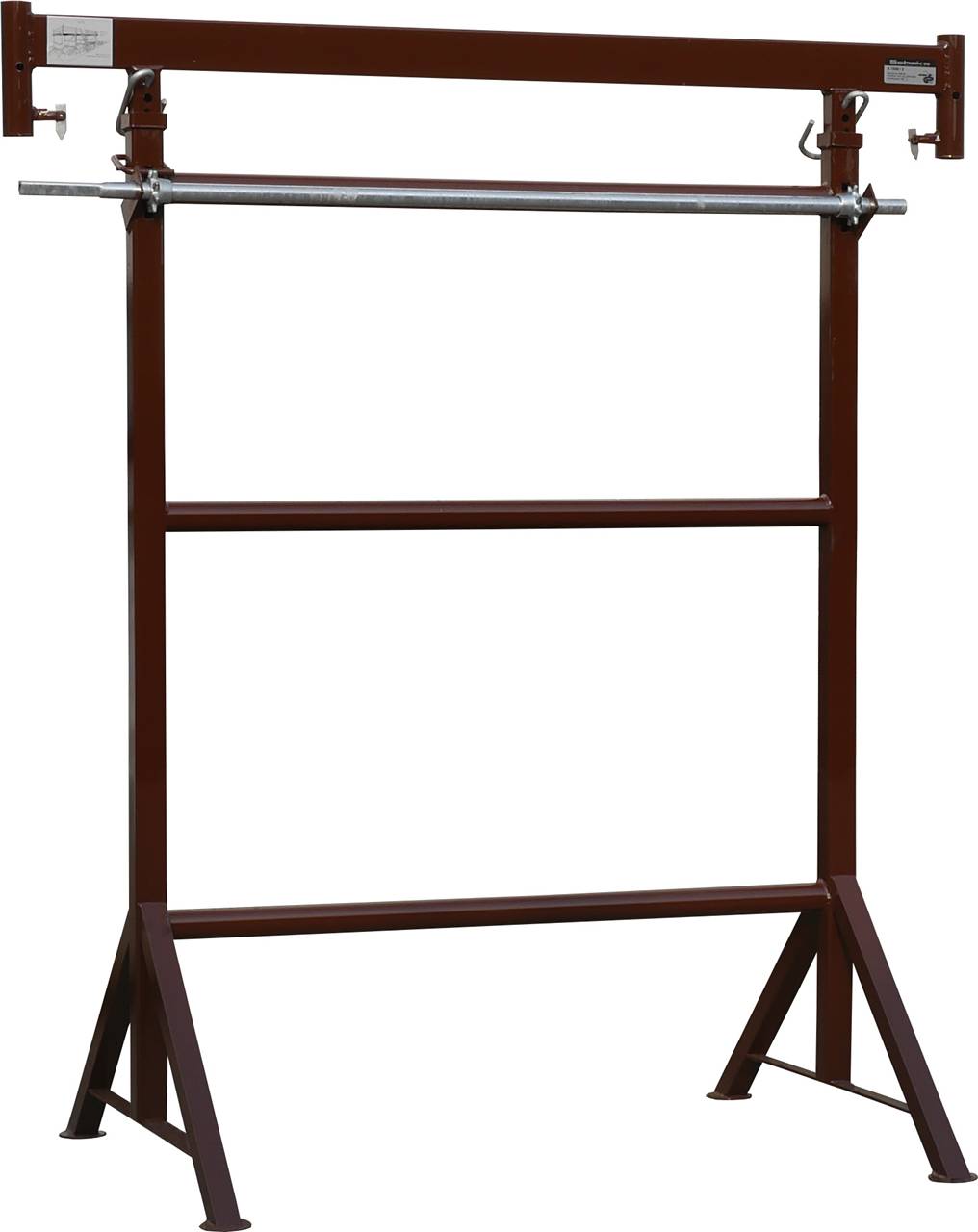 Schake Kurbel-Gerüstbock K1500/3, Breite 1,50 m, Tragkraft 1600 kg | Ausführung: braun lackiert