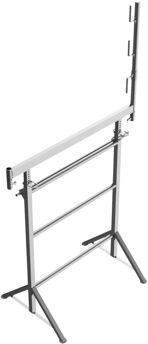 Schake Kurbel-Gerüstbock K1500/3, Breite 1,50 m, Tragkraft 1600 kg | Ausführung: verzinkt