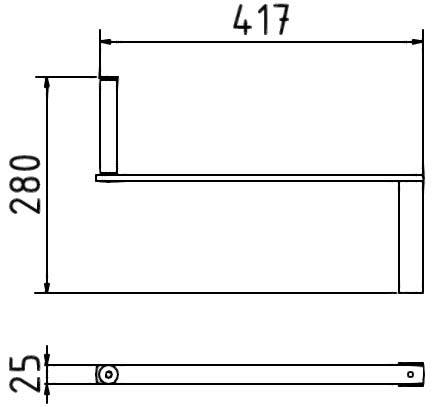 Schake Kurbel für Kurbel-Gerüstbock K1200, K1500 und K1500/3