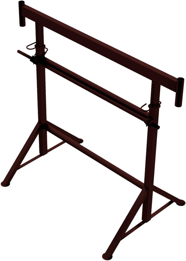 Schake Kurbel-Gerüstbock K1500, Breite 1,50 m, Tragkraft 1600 kg, lackiert oder verzinkt | Ausführun