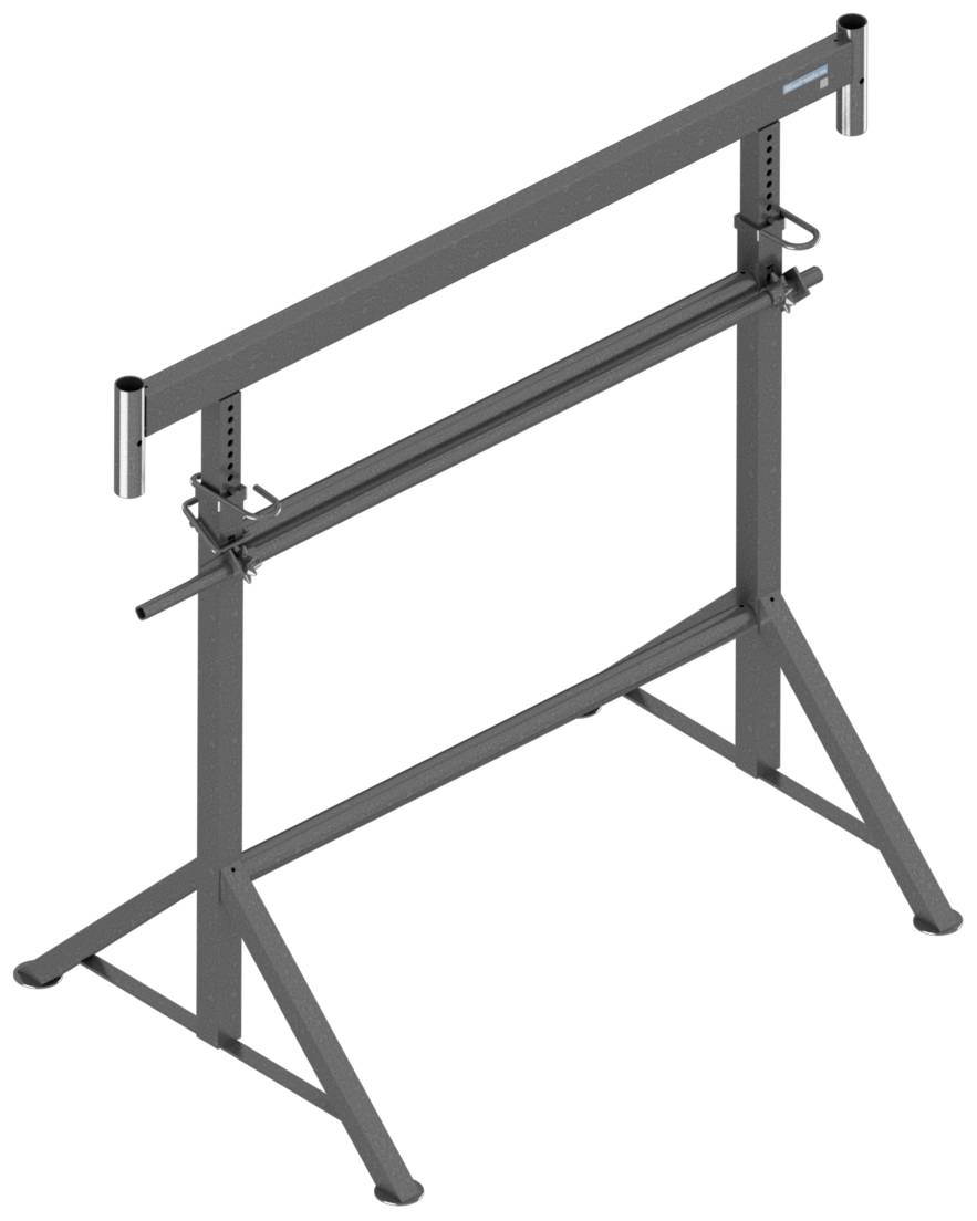 Schake Kurbel-Gerüstbock K1500, Breite 1,50 m, Tragkraft 1600 kg, lackiert oder verzinkt | Ausführun