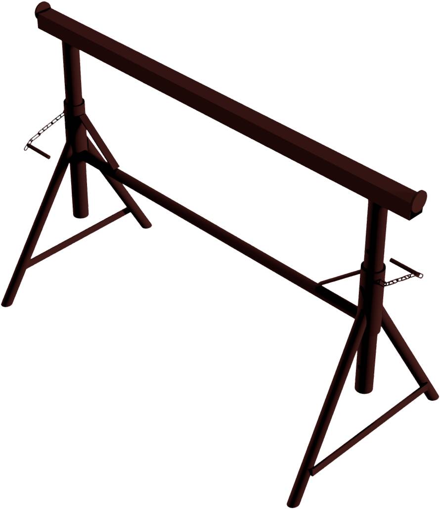 Schake Putzergerüstbock "Combi N", höhenverstellbar, 0,55 m - 0,90 m