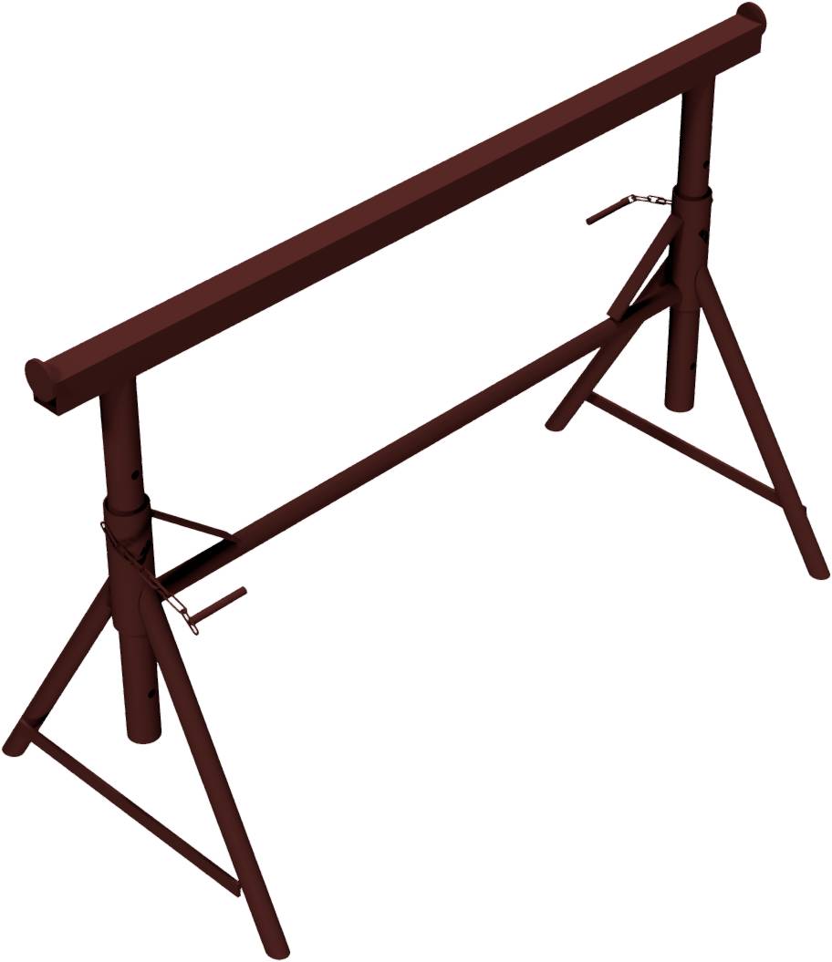 Schake Putzergerüstbock "Combi N", höhenverstellbar, 0,55 m - 0,90 m