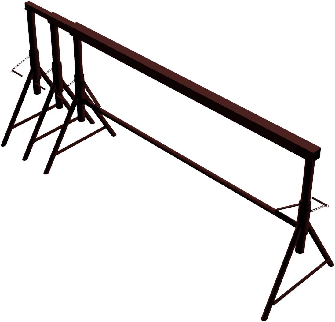 Schake Putzergerüstbock "Combi", höhenverstellbar, 0,55 m - 0,90 m