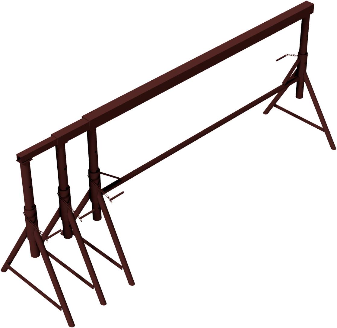 Schake Putzergerüstbock "Combi", höhenverstellbar, 0,55 m - 0,90 m