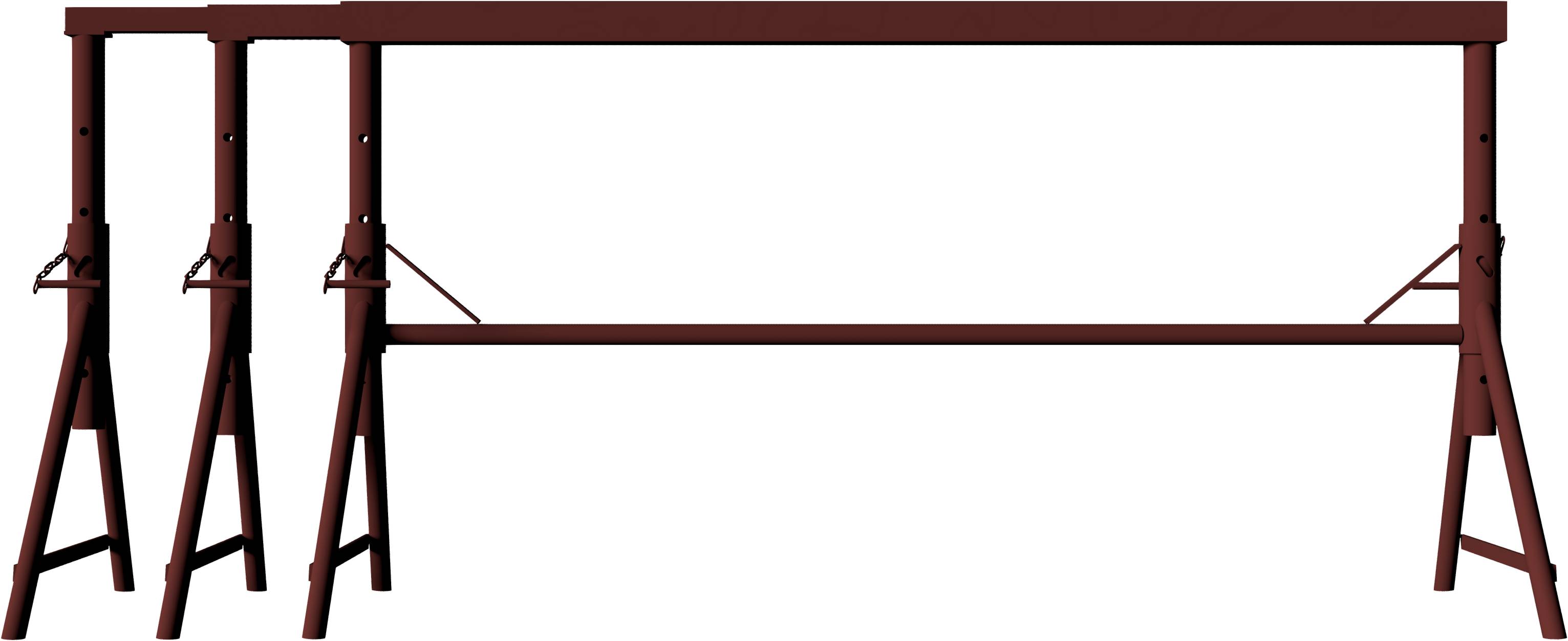 Schake Putzergerüstbock "Combi", höhenverstellbar, 0,55 m - 0,90 m