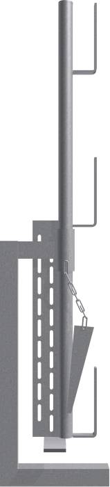 Schake 11194 Schutzgeländerzwinge mit Keilverstellung verzinkt